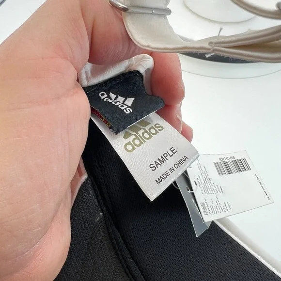 Kansas Jayhawks Adidas Aeroready Coach Sideline White OSFM Visor Hat Cap NEW - Picture 11 of 12